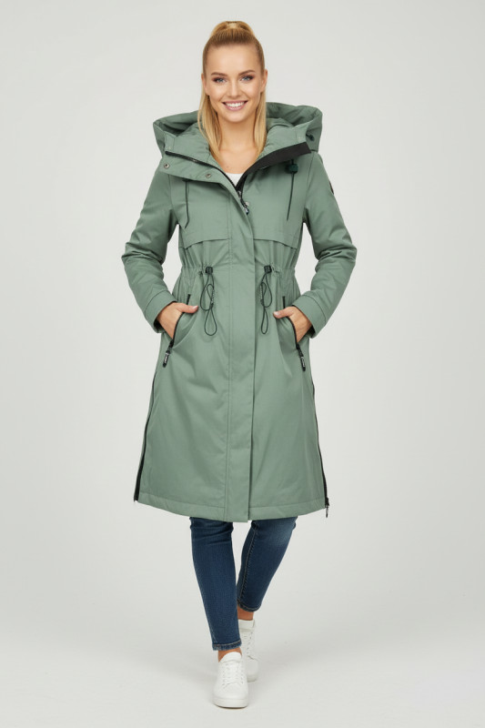 Zelená přechodná bunda FASHION
