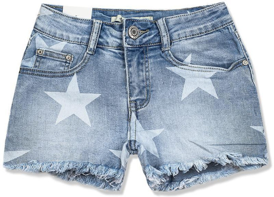 Jeans šortky s potiskem