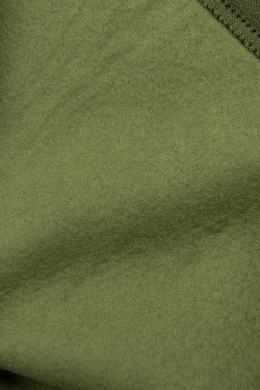 Prodloužená mikina khaki/šedá