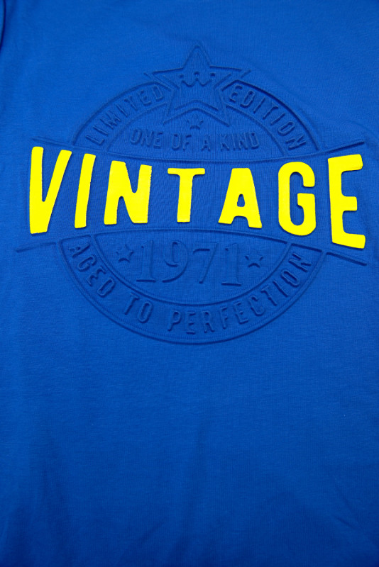 Šaty VINTAGE kobaltově modré