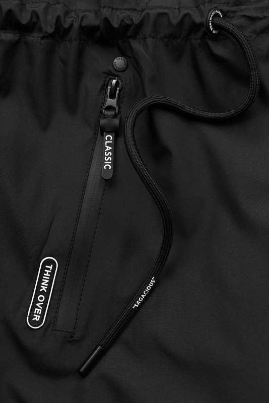 Černá přechodná parka CLASSIC
