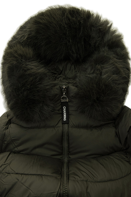 Zimní prošívaná khaki bunda ICE