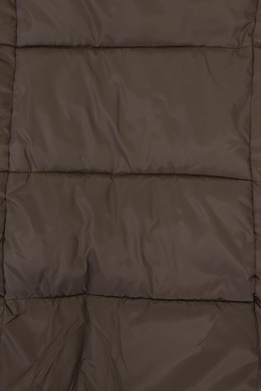 Zimní dámská bunda FASHION teplá hnědá