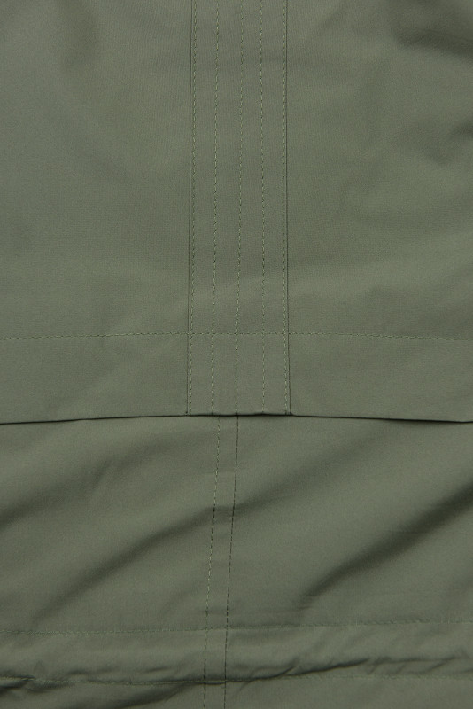 Zelená bunda/parka se stahováním v pase