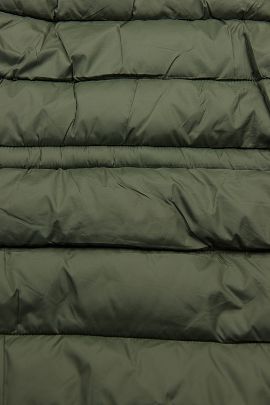 Khaki/zelená oboustranná zimní parka