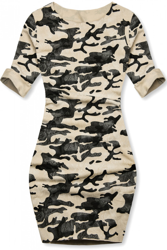 Vanilkové ležérní army šaty