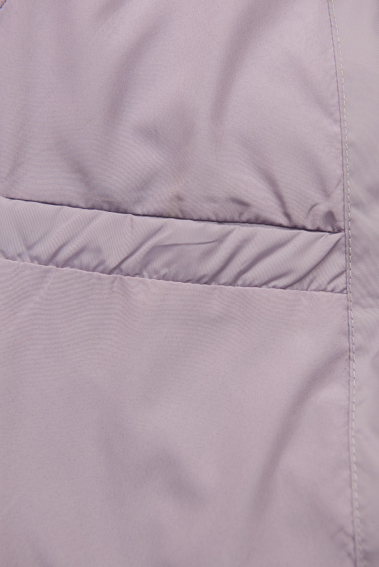 Přechodná bunda s kapucí světle fialová