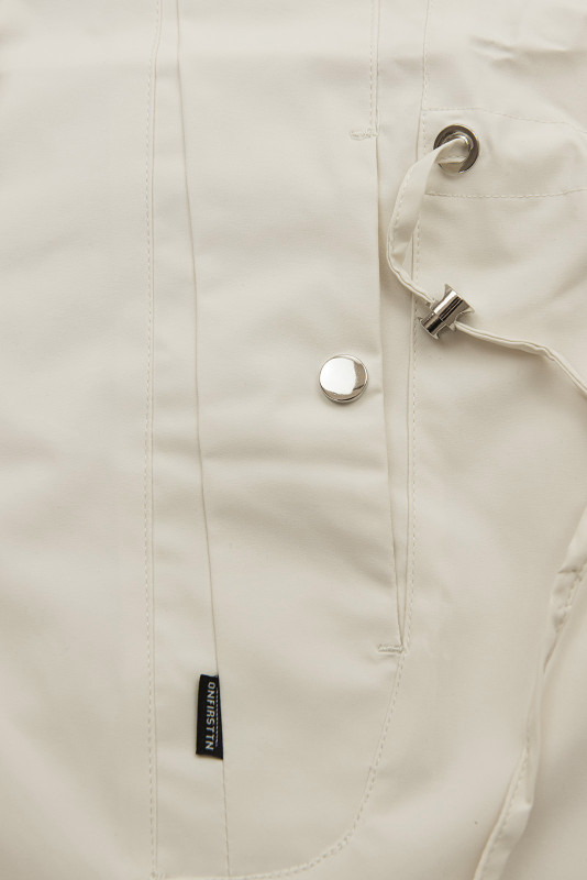 Krémová parka na jaro/podzim