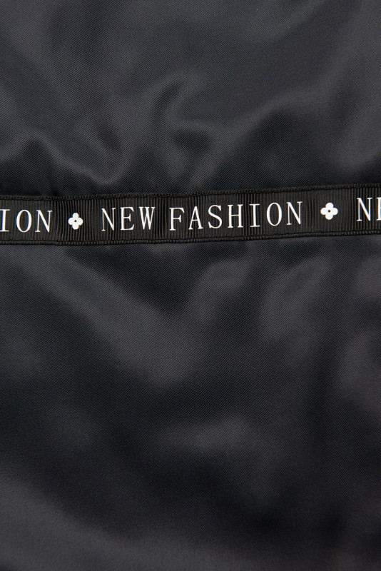 Tmavě modrá parka FASHION