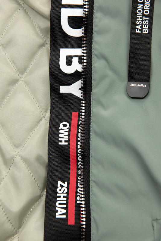 Nefritově zelený prodloužený plášť/parka