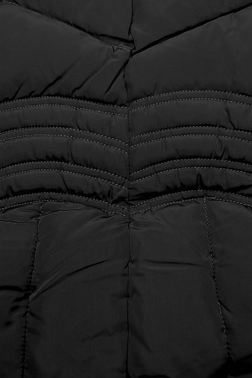 Černá zimní bunda FASHION