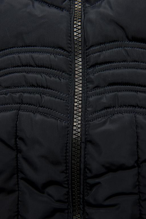 Tmavě modrá zimní bunda FASHION