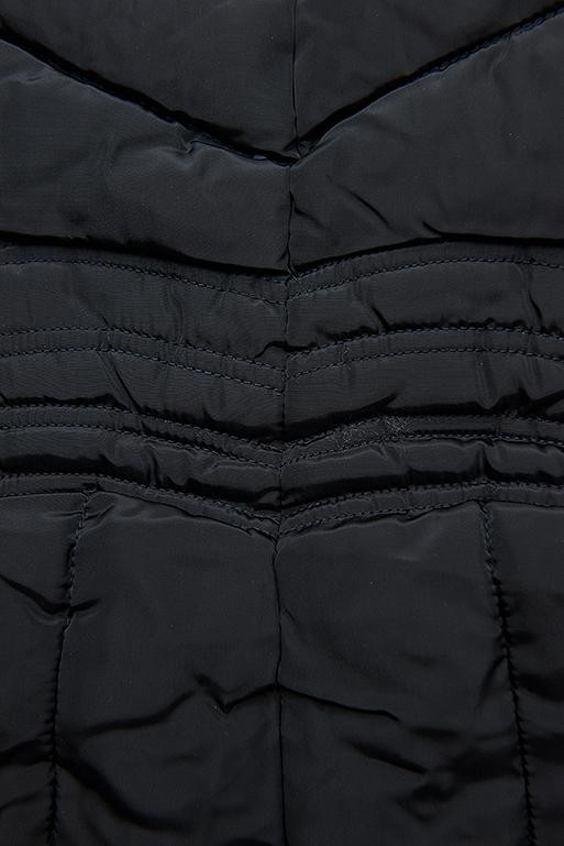 Tmavě modrá zimní bunda FASHION