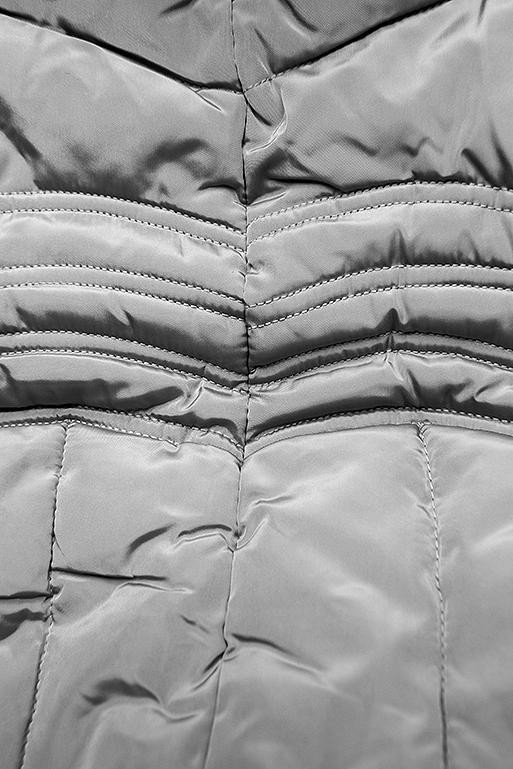 Šedá zimní bunda FASHION