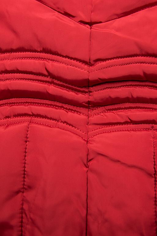 Červená zimní bunda FASHION