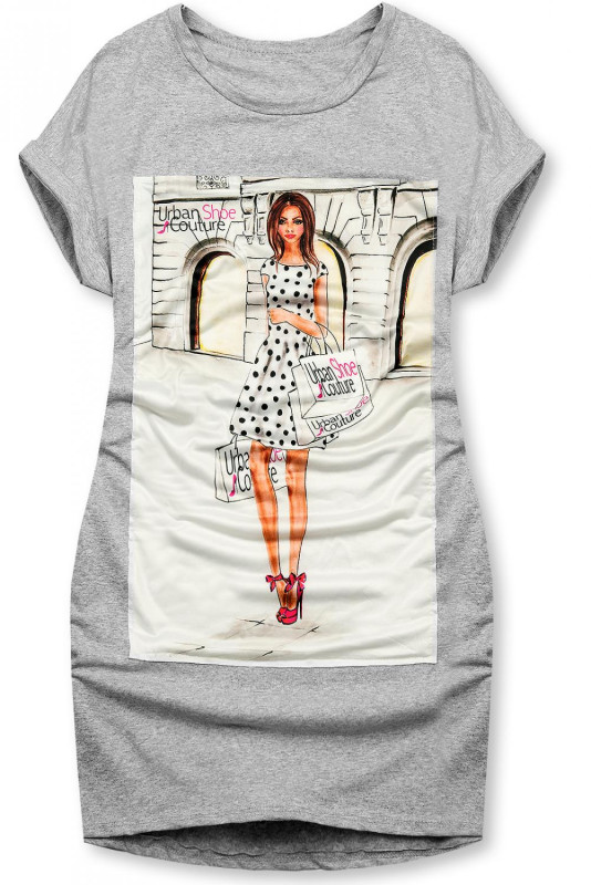Šedé šaty Urban Couture