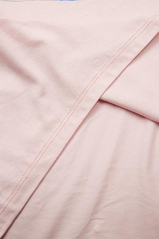 PLUS SIZE šaty s nášivkou růžové