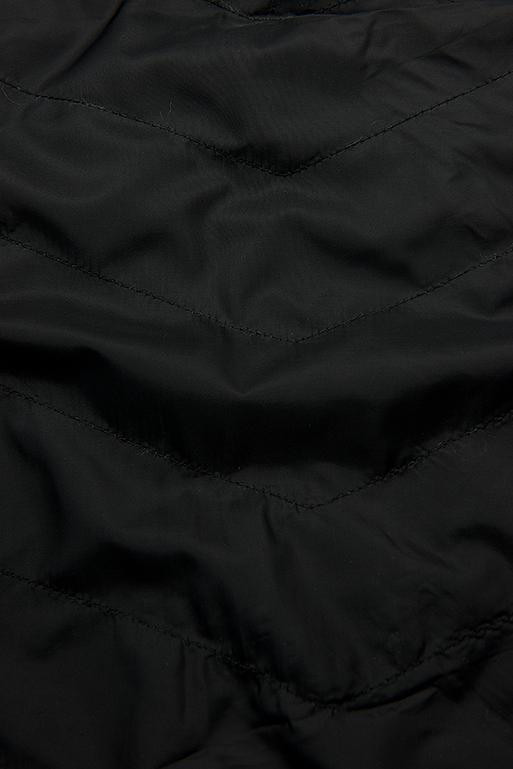 Oboustranná přechodná parka červená/černá
