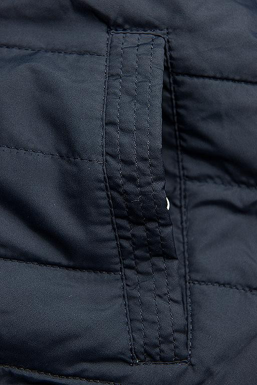Přechodná parka s pepito vzorem hnědá/modrá