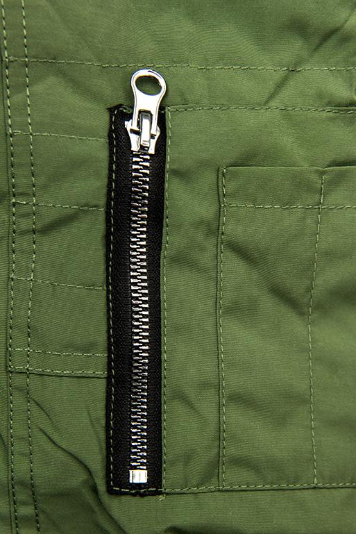 Oboustranná army parka zelená