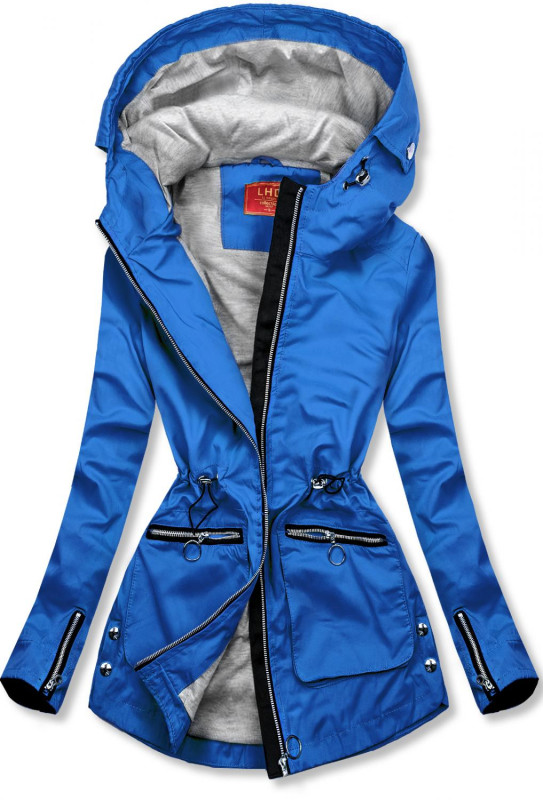 Modrá přechodná parka
