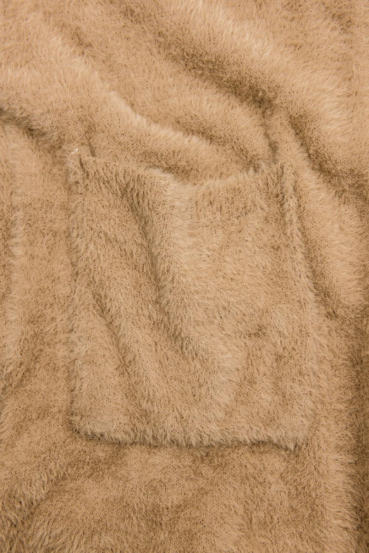 Camel hnědý dlouhý kardigan