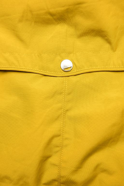 Jarní oboustranná parka, žlutá-černá