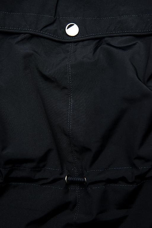 Jarní oboustranná parka, tmavě modrá-červená