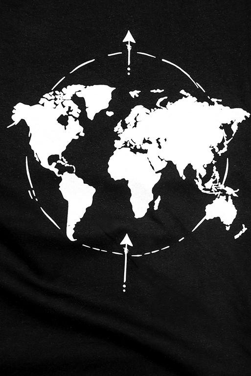 Černé tričko WORLD