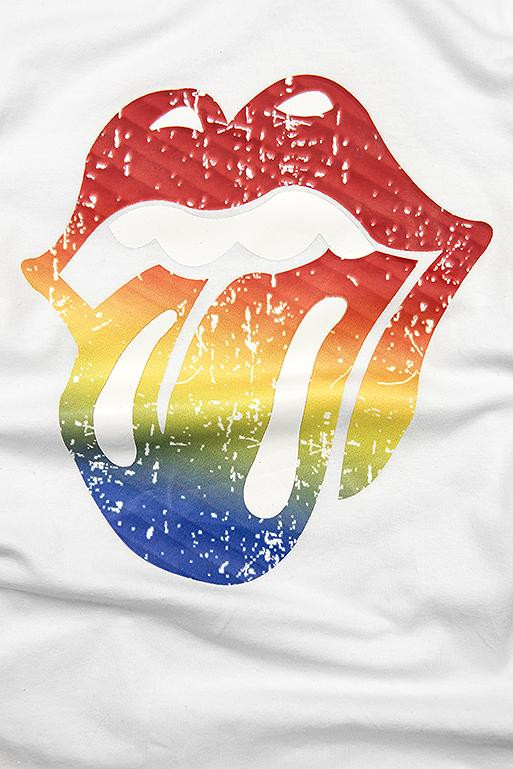 Bílé tričko TONGUE