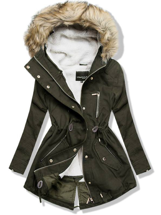 Khaki parka A-1512