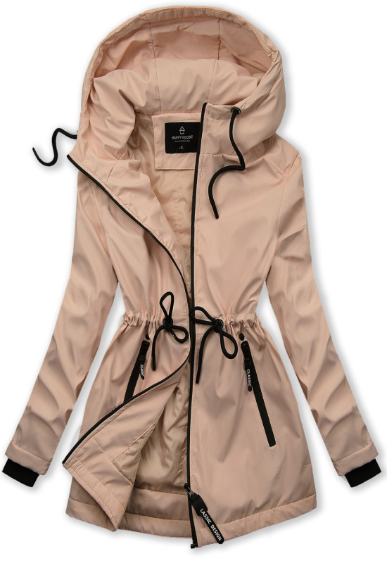 Béžová přechodná parka CLASSIC