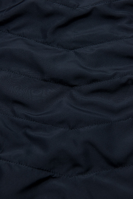 Parka s odepínatelnou kapucí hnědá/tmavě modrá