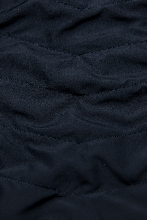 Parka s odepínatelnou kapucí červená/modrá