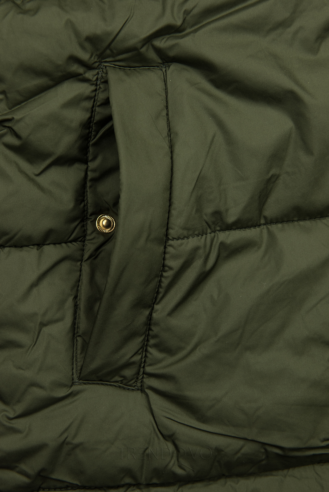 Zeleno-černá oboustranná bunda s kapucí