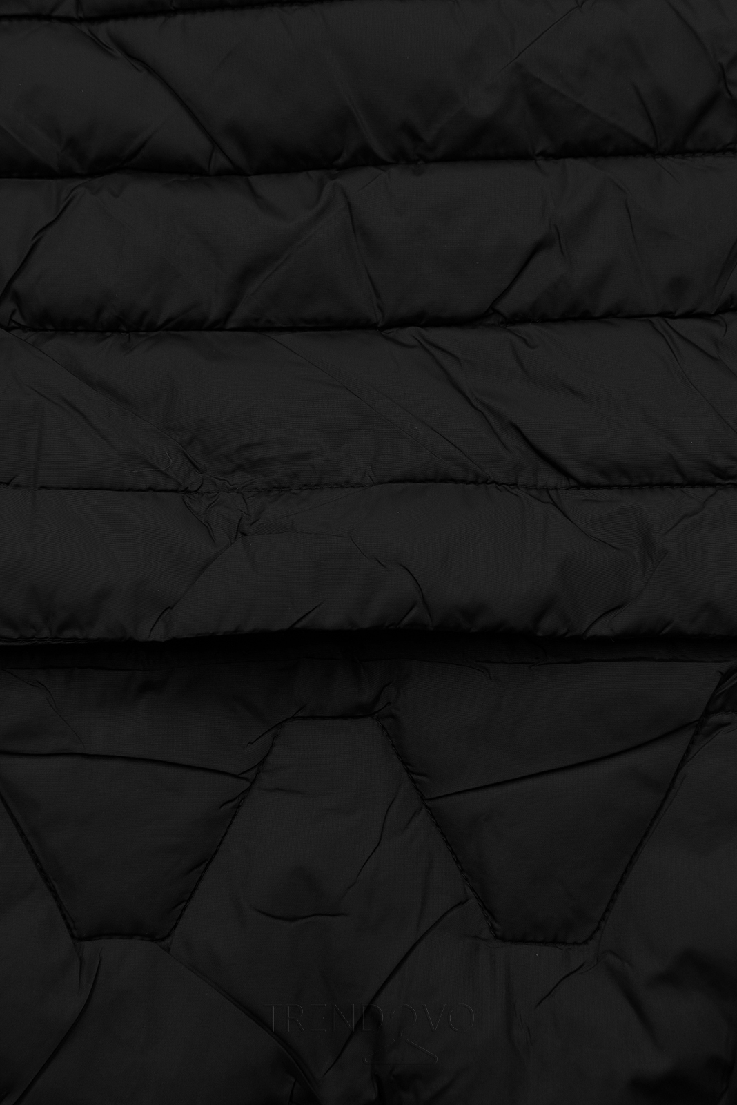 Černá kombinovaná bunda