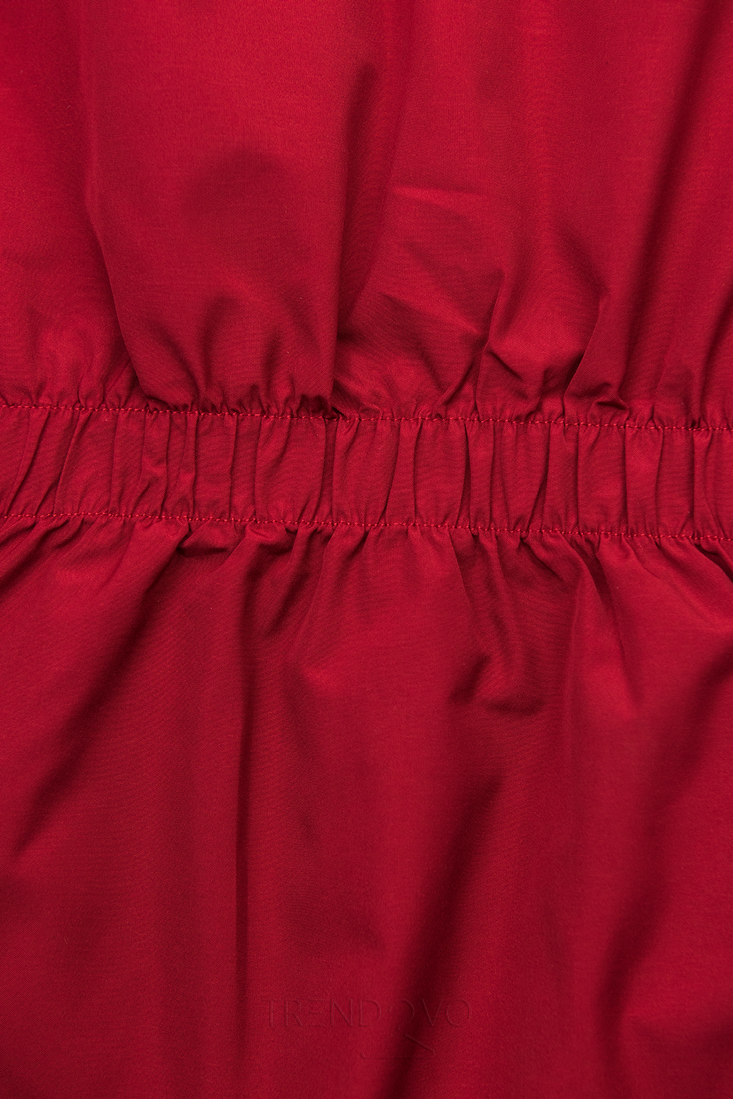 Červená oboustranná bunda s pepito vzorem