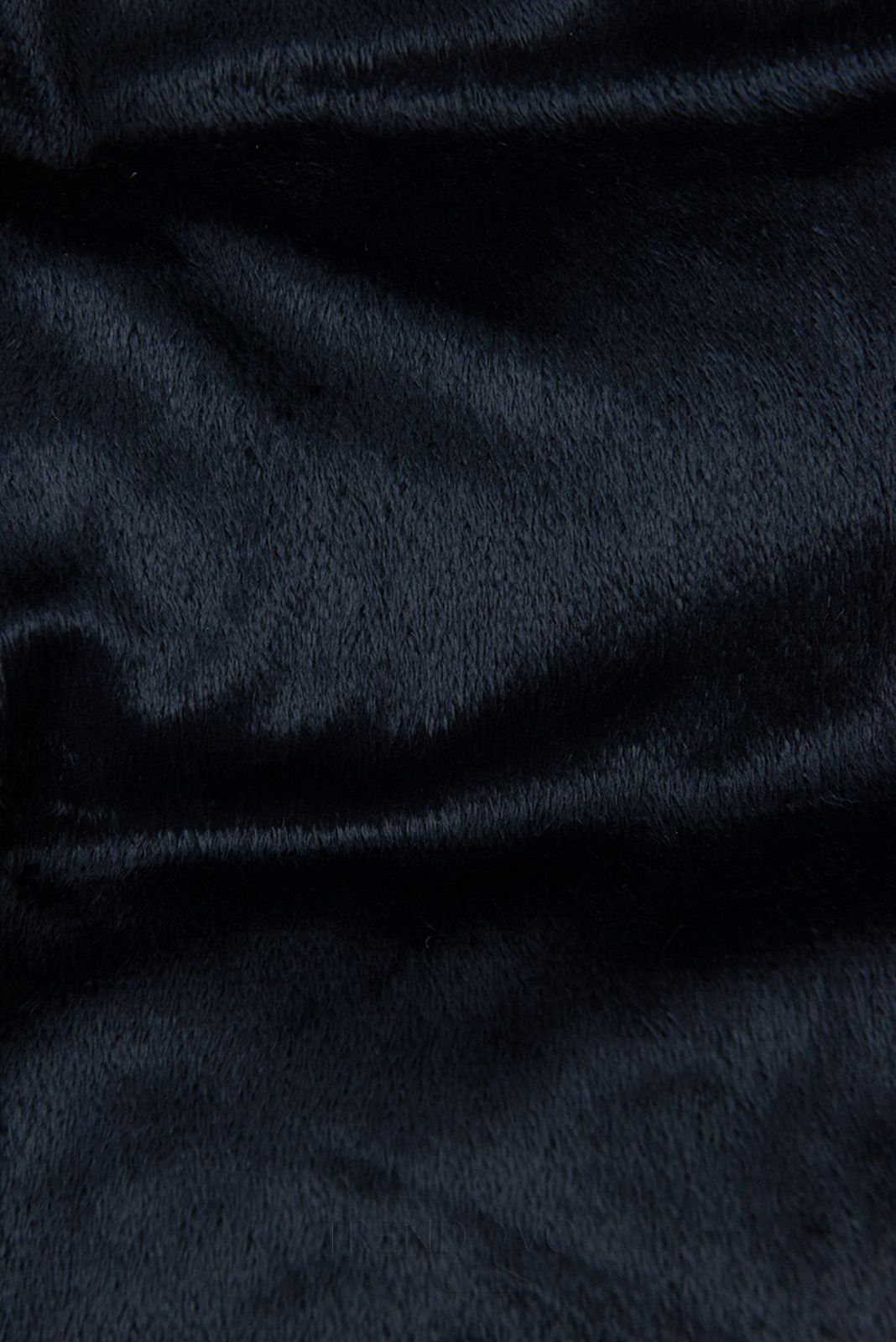 Tmavě modrá dlouhá prošívaná vesta