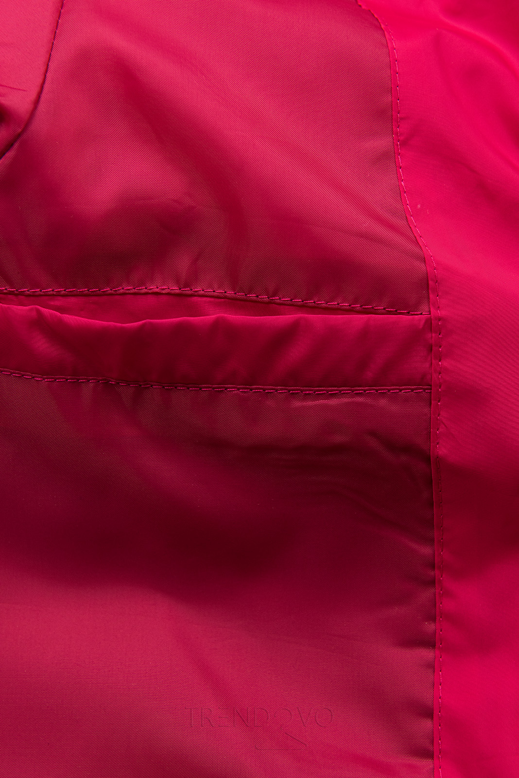 Růžová jarní bunda v A-střihu
