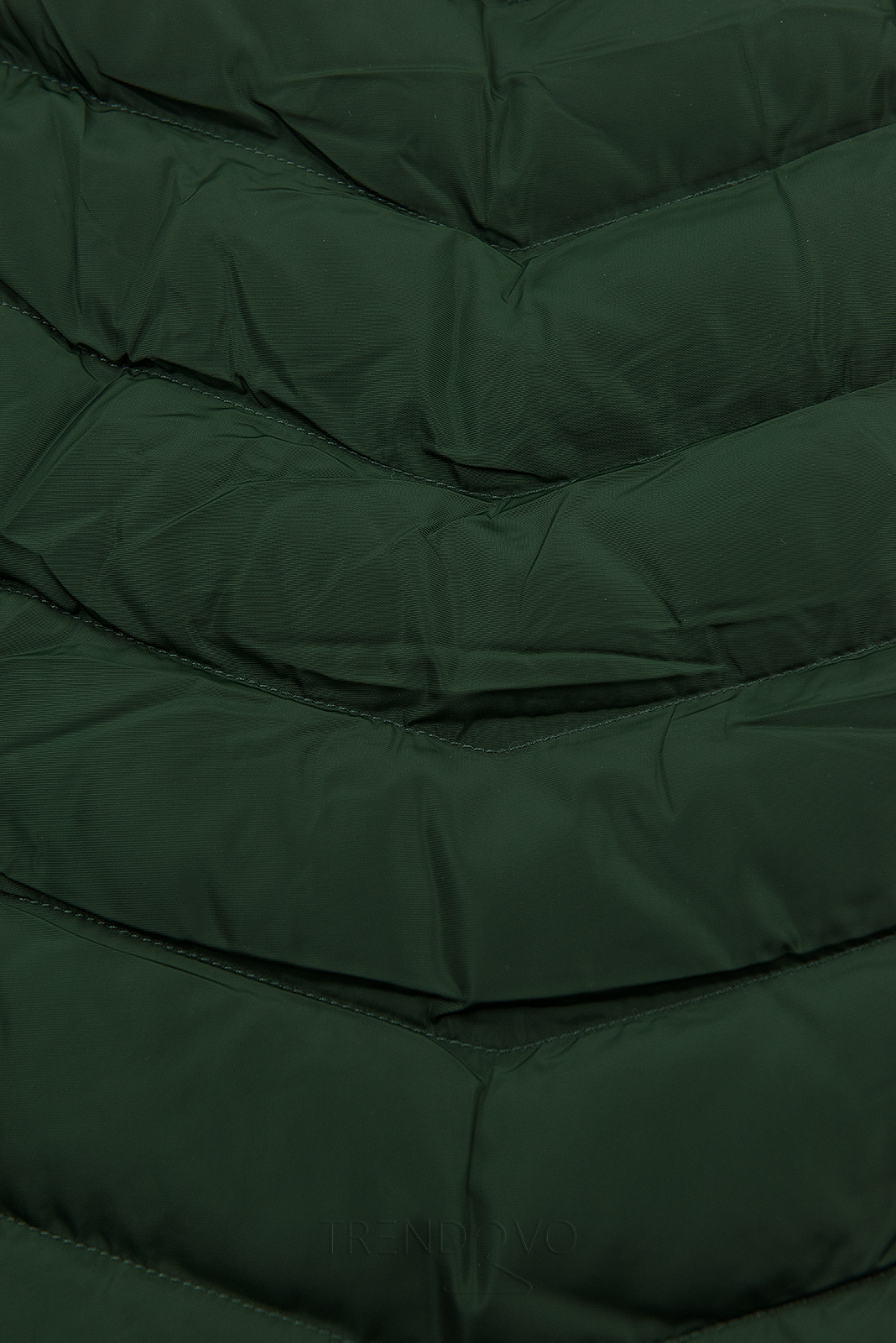 Tmavě zelená bunda na období podzim/zima