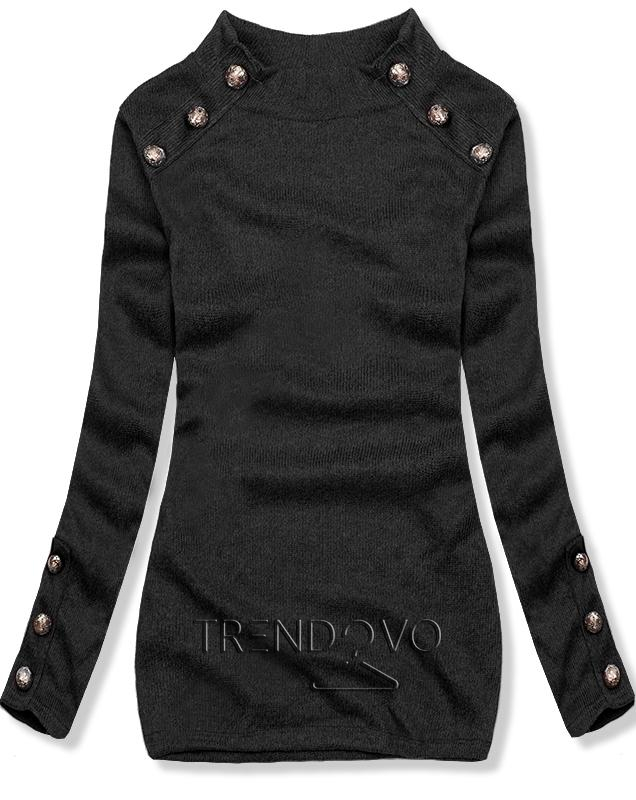 Černý lehký pulovr