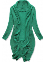 Zelený lehký pletený kardigan
