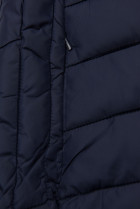 Přechodná prošívaná bunda tmavě modrá