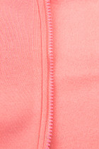 Lososovo-růžová tepláková souprava na zip