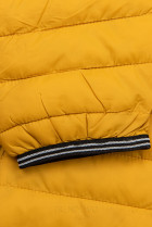 Žlutá lehká oboustranná bunda