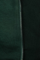 Smaragdově zelená dlouhá mikina