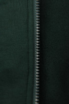 Smaragdově zelená prodloužená mikina od LHD