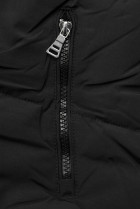 Černá-béžová zimní bunda