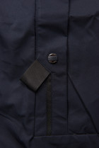 Přechodný plášť s páskem tmavě modrý
