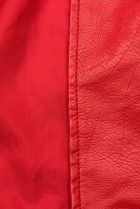 Červená motorkářská bunda
